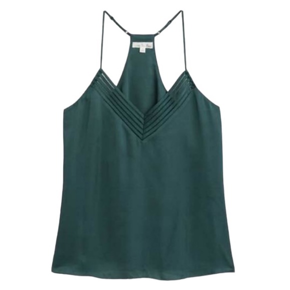nine britton Tops - Nine Britton Darra Mesh Detail Cami Blouse